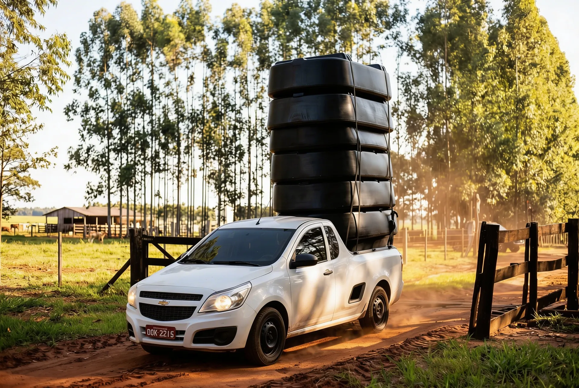 Bebedouro Pilheta - Compacto para transporte